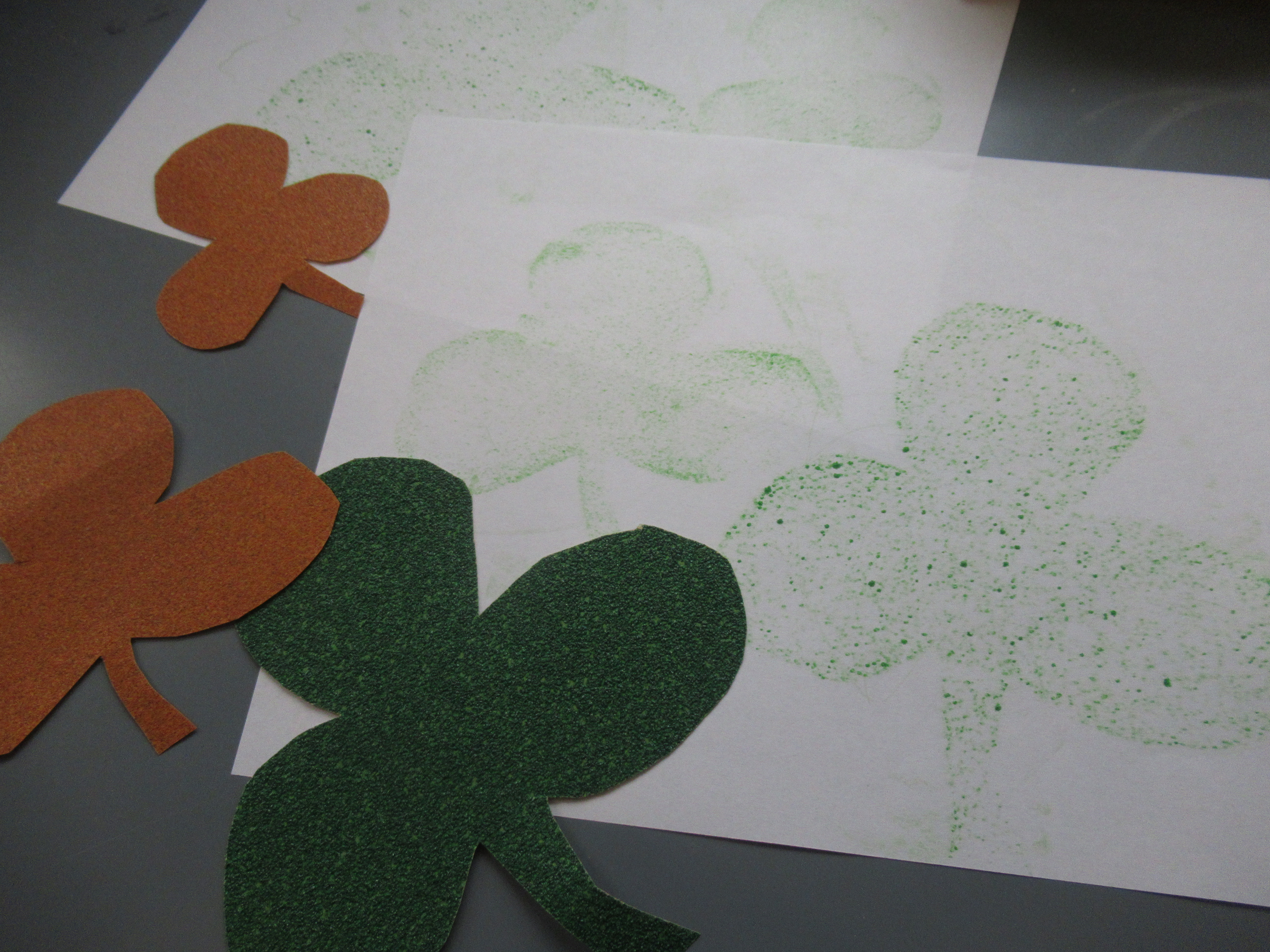 Shamrock Rubbings (8)