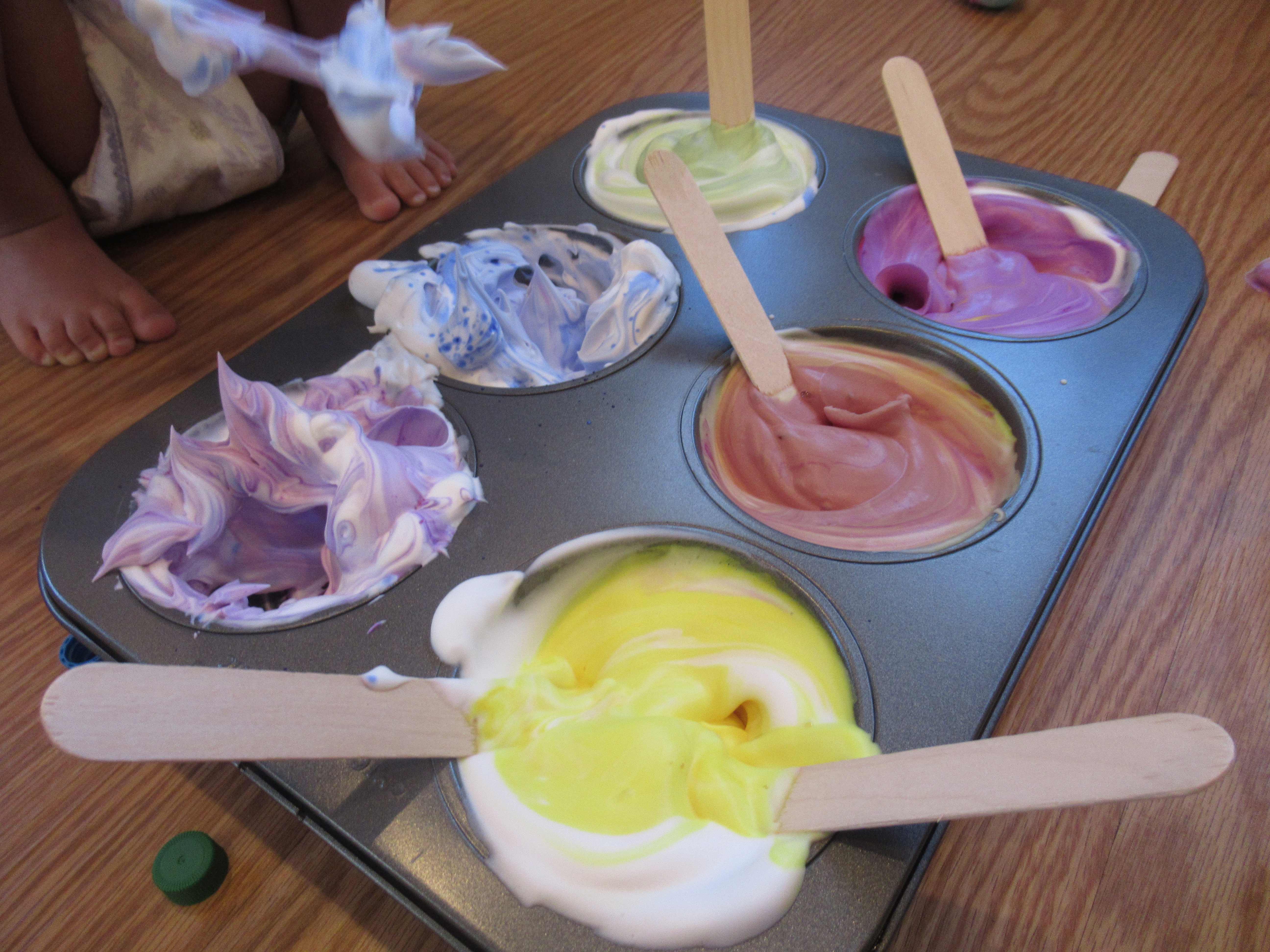Shaving Cream Rainbows (1)