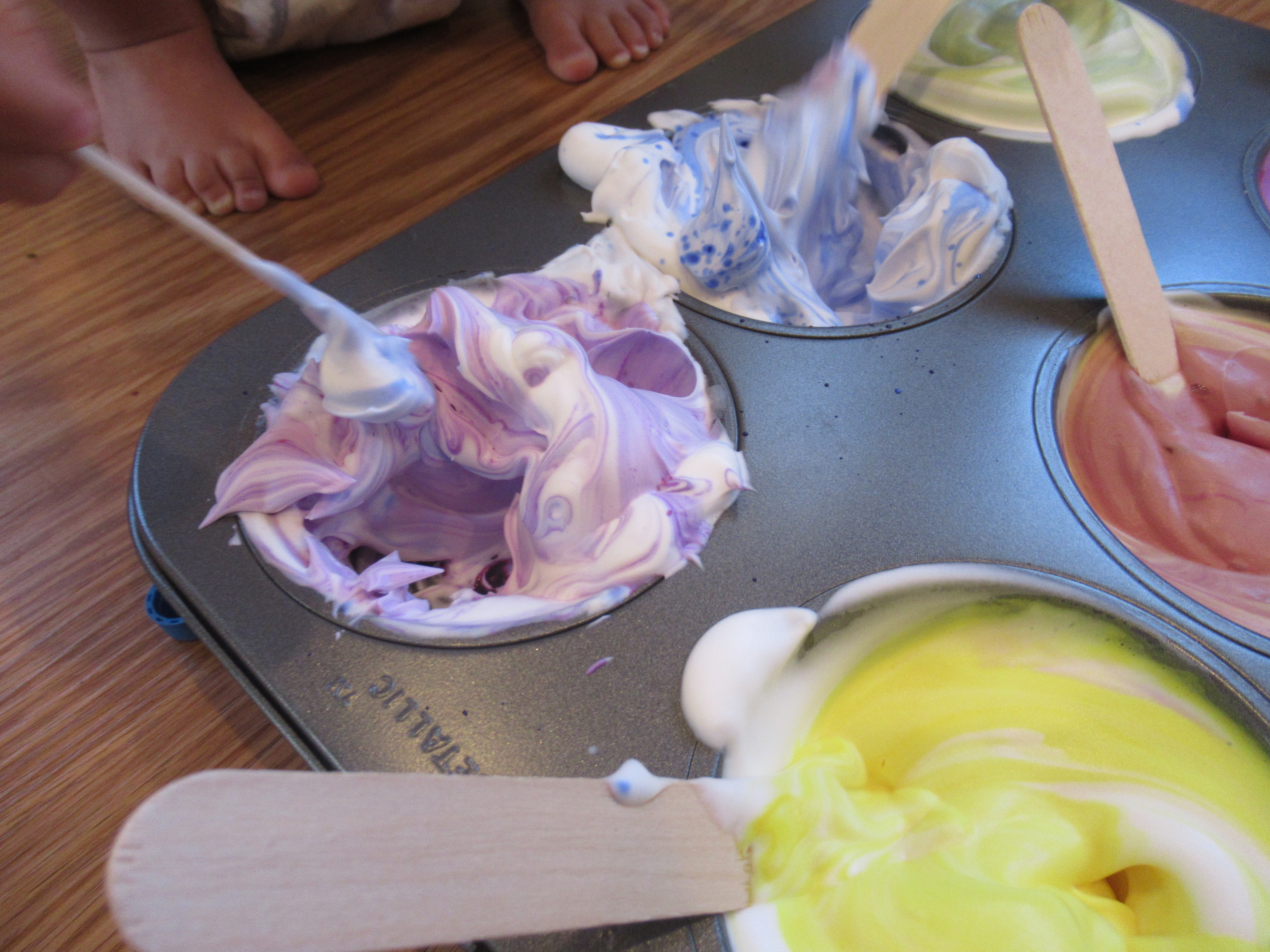 Shaving Cream Rainbows (5)