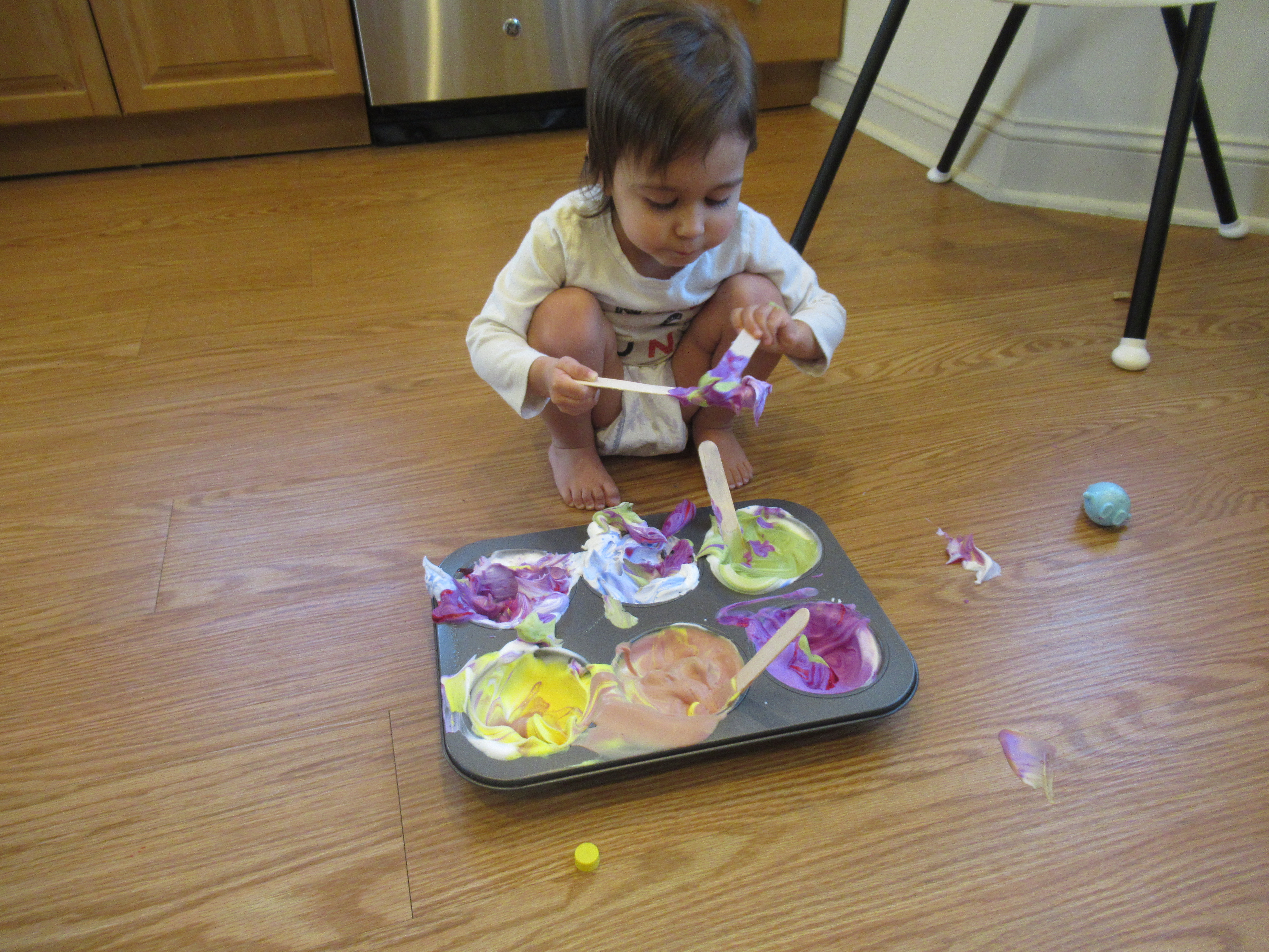 Shaving Cream Rainbows (6)