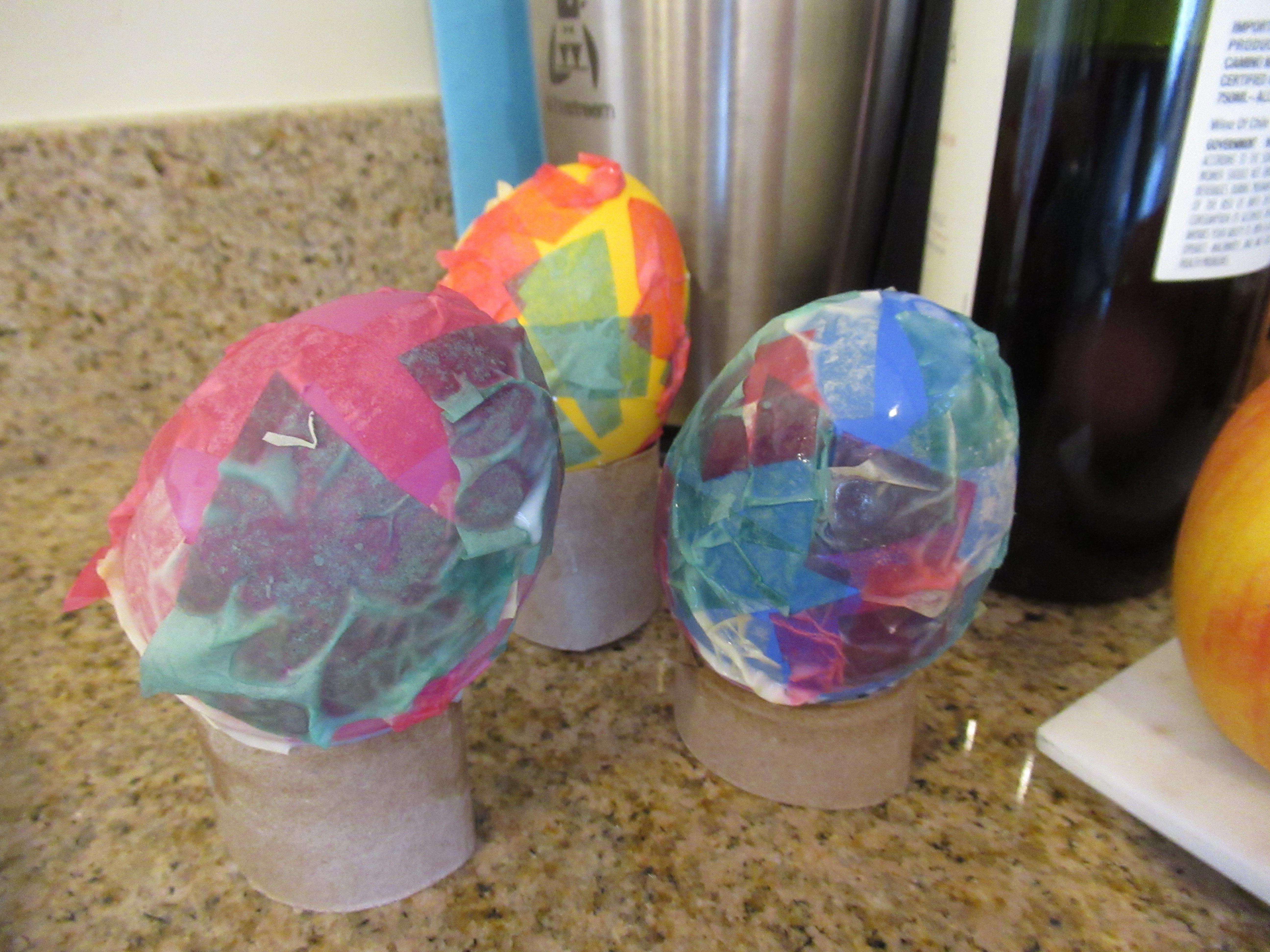 Tissue Paper Eggs (6)