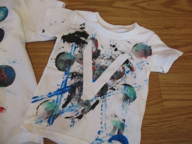 Toddler Painted T Shirt var