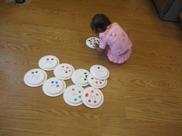 Paper Plate Numbers (8)